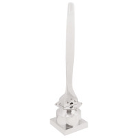 Produktbild för Skulptur Silver 26 x 26 x 110 cm Aluminium