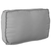Produktbild för Kudde Grå 70 x 40 x 12 cm Oxford Tyg