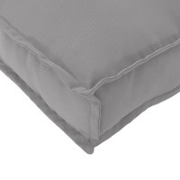Produktbild för Kudde Grå 70 x 40 x 12 cm Oxford Tyg