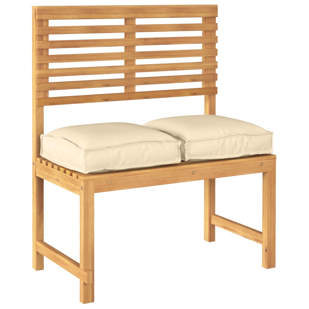 Produktbild för Kudde 2 pcs Beige 40 x 40 x 8 cm Oxford Tyg