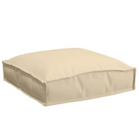 Produktbild för Kudde 2 pcs Beige 40 x 40 x 8 cm Oxford Tyg