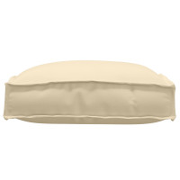 Produktbild för Kudde 2 pcs Beige 40 x 40 x 8 cm Oxford Tyg