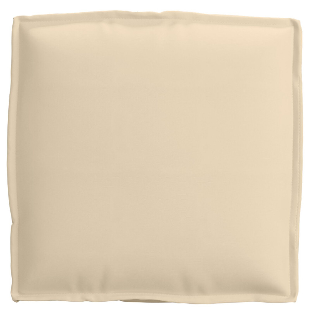 Produktbild för Kudde 2 pcs Beige 40 x 40 x 8 cm Oxford Tyg