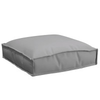 Produktbild för Kudde 6 pcs Grå 40 x 40 x 8 cm Oxford Tyg