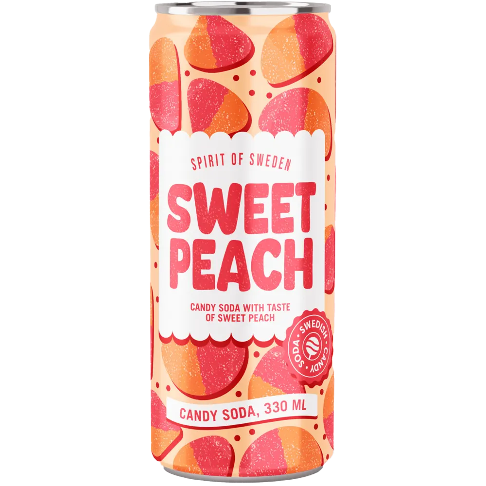 Produktbild för Sweet Peach Läsk 33 cl