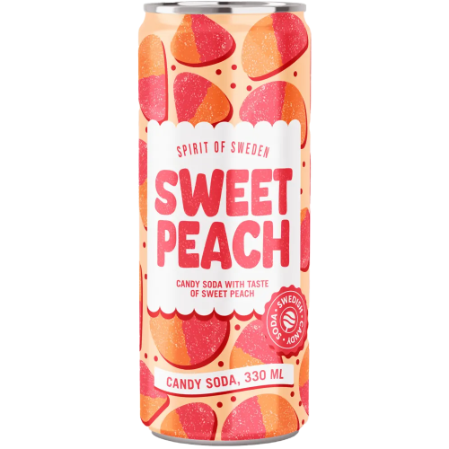 Spirit of Sweden Sweet Peach Läsk 33 cl