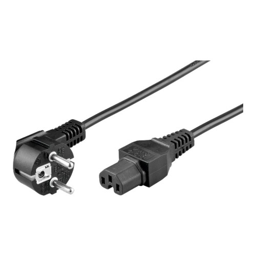 Goobay goobay - strömkabel - IEC 60320 C15 till power CEE 7/7 - 2 m
