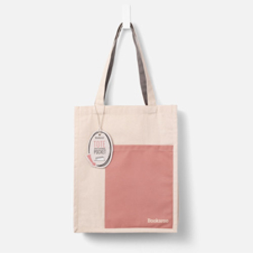 If plc Bookaroo Tote Bag - Blush & Charcoal