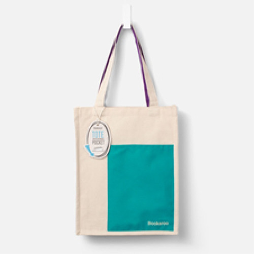 If plc Bookaroo Tote Bag - Turquoise & Purple