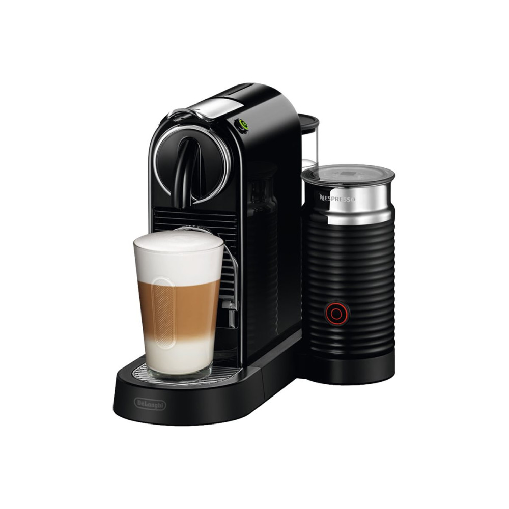 Produktbild för De'Longhi Nespresso CitiZ EN 267.BAE - kaffemaskin med mjölkskummare - 19 bar - svart