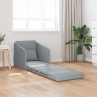Produktbild för Soffsäng Ljusgrå 65 x 80 x 83 cm tyg
