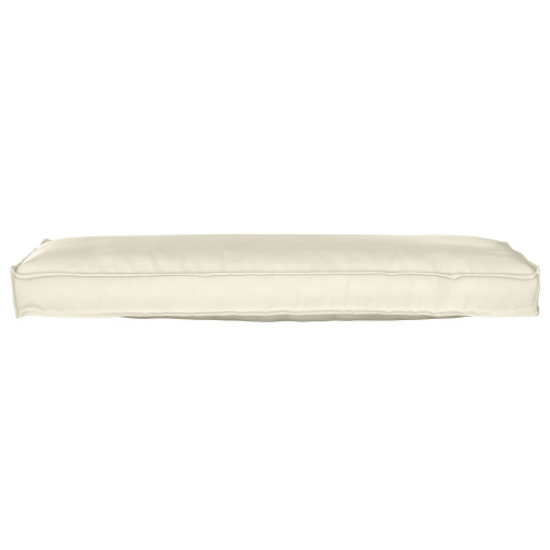 vidaXL Kudde Kräm 120 x 40 x 8 cm Oxford Tyg