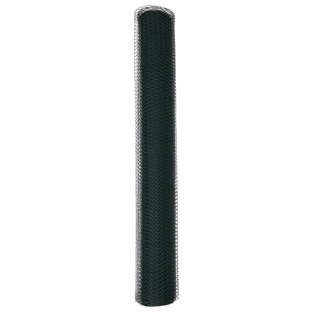 Produktbild för Hexagonstängsel Grön 1,2 x 100 m PVC