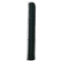 Produktbild för Hexagonstängsel Grön 1,4 x 100 m PVC