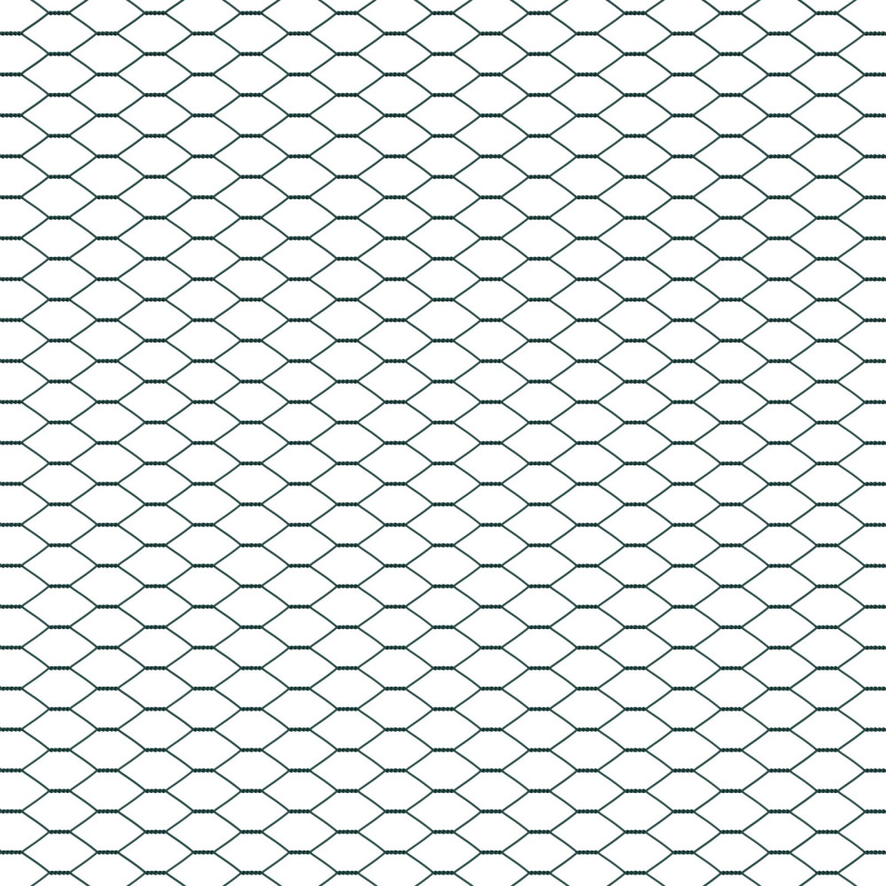 Produktbild för Hexagonstängsel Grön 1,6 x 100 m PVC