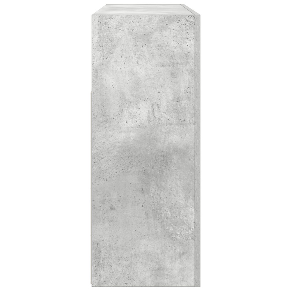 Produktbild för Sideboard Betonggrå 116 x 30 x 75 cm Konstruerat trä