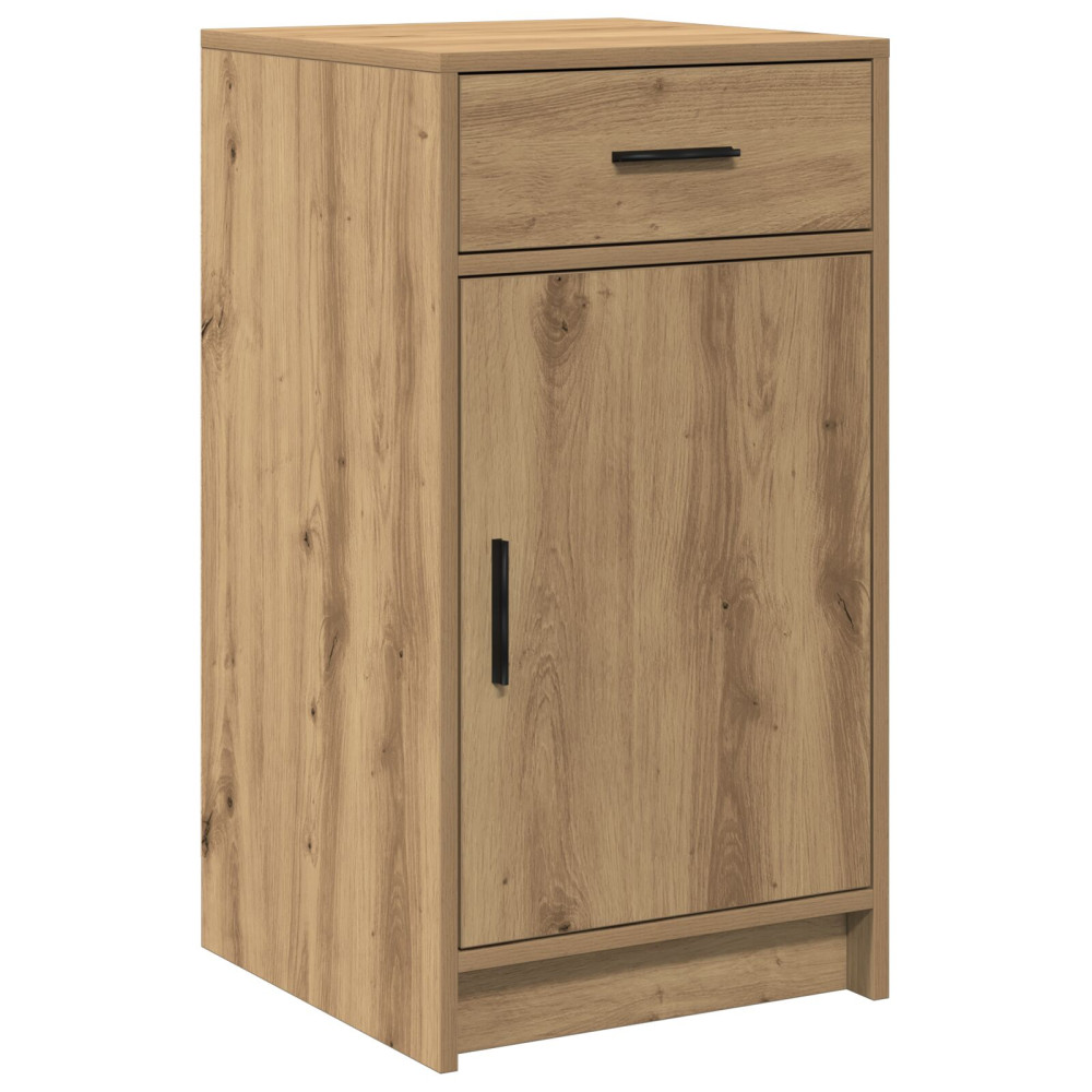 Produktbild för Smyckebord med låda 2 pcs Brun 50 x 41 x 135 cm Konstruerat trä