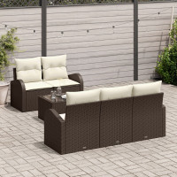 Produktbild för Trädgårdsoffset Brun 55 x 55 x 37 cm konstrotting