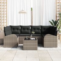 Produktbild för Trädgårdsoffset Grå 55 x 55 x 37 cm konstrotting