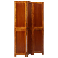 Produktbild för Rumsavskiljare Honung brun 105 x 1,5 x 160 cm Massivt Akaciaträ