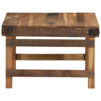 Produktbild för Kaffeebord Brun 60 x 55 x 40 cm Solid återvunnen trä