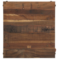 Produktbild för Kaffeebord Brun 60 x 55 x 40 cm Solid återvunnen trä