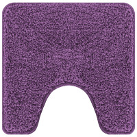 Produktbild för Antisklid badmatta set 2 st Lila 50 x 50 cm PP
