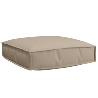 Produktbild för Kudde Taupe 60 x 60 x 12 cm Oxford Tyg