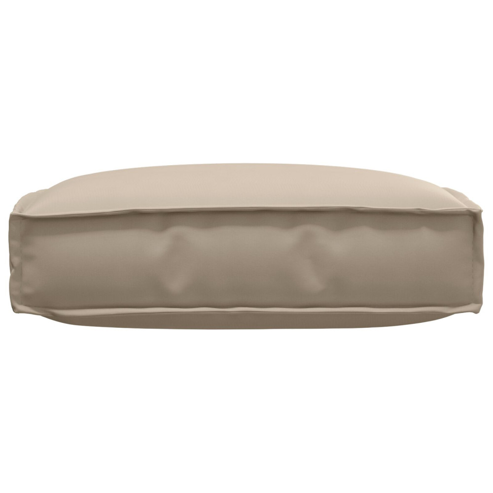 Produktbild för Kudde Taupe 60 x 60 x 12 cm Oxford Tyg