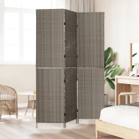 Produktbild för Rumsavskiljare Grå 146 x 180 cm konstrotting