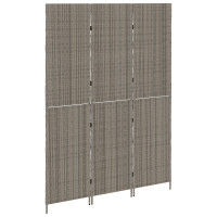 Produktbild för Rumsavskiljare Grå 146 x 180 cm konstrotting