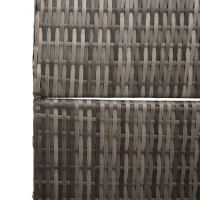 Produktbild för Rumsavskiljare Grå 146 x 180 cm konstrotting