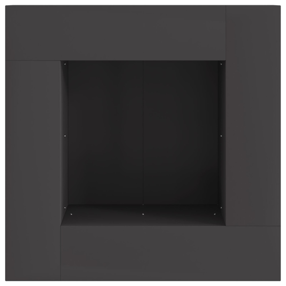 Produktbild för Eldstad Svart 60 x 60 x 30 cm Väderbeständig stål