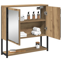 Produktbild för Spegelskåp med hylla Artisan Ek 60 x 16 x 60 cm Konstruerat trä