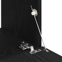 Produktbild för TV-skåp 2 pcs Svart Ek 80 x 30 x 30 cm Konstruerat trä