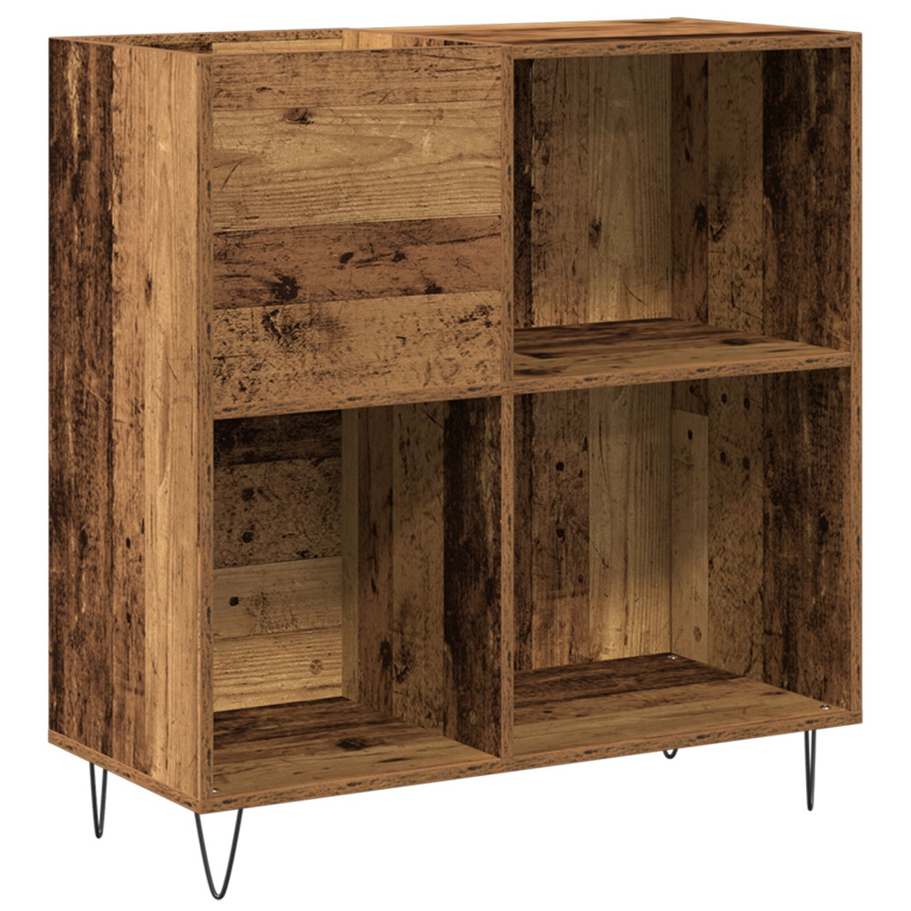 Produktbild för Skivskåp med hylla artisan ek 85 x 38 x 89 cm Konstruerat trä