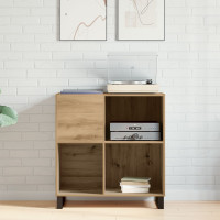 Produktbild för Skivskåp Gammalt trä 84,5 x 38 x 89 cm Konstruerat trä