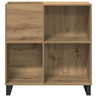 Produktbild för Skivskåp Gammalt trä 84,5 x 38 x 89 cm Konstruerat trä