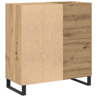 Produktbild för Skivskåp Gammalt trä 84,5 x 38 x 89 cm Konstruerat trä