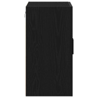 Produktbild för Väggmonterat skåp Svart Ek 60 x 31 x 60 cm Konstruerat trä