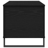 Produktbild för Kaffeebord Svart Ek 90 x 44,5 x 45 cm Konstruerat trä