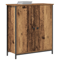 Produktbild för Sideboard Gammalt trä 70 x 30 x 80 cm Konstruerat trä