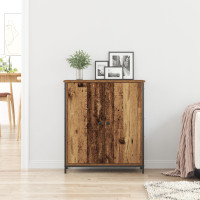 Produktbild för Sideboard Gammalt trä 70 x 30 x 80 cm Konstruerat trä