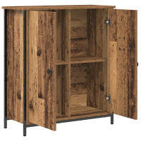 Produktbild för Sideboard Gammalt trä 70 x 30 x 80 cm Konstruerat trä