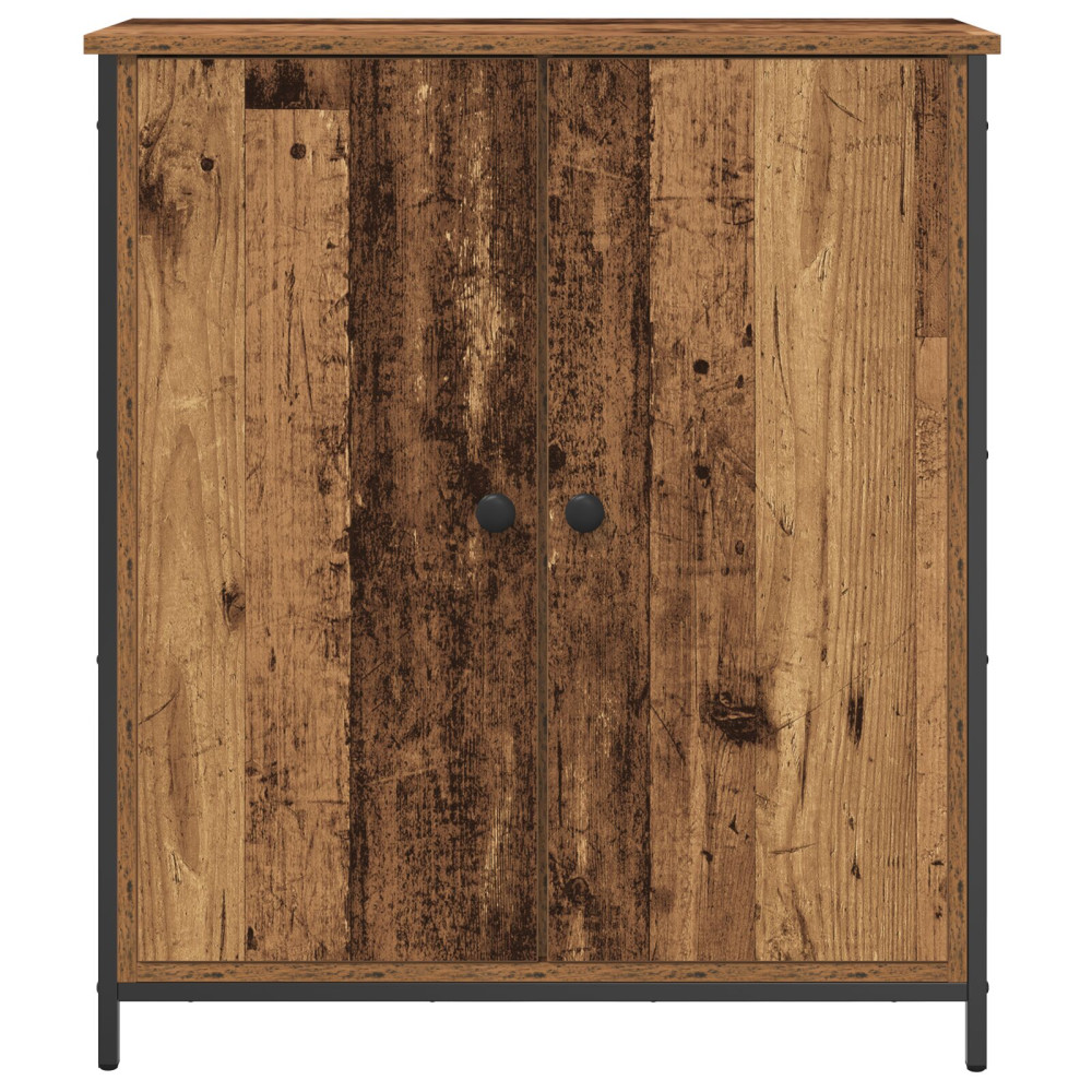 Produktbild för Sideboard Gammalt trä 70 x 30 x 80 cm Konstruerat trä