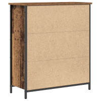 Produktbild för Sideboard Gammalt trä 70 x 30 x 80 cm Konstruerat trä