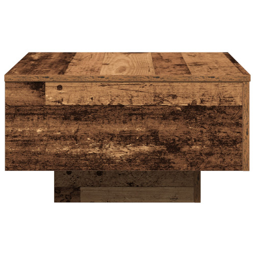 vidaXL Kaffeebord Gammalt trä 55 x 55 x 31 cm