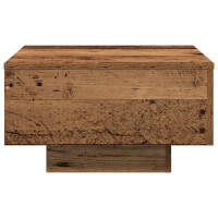Produktbild för Kaffeebord Gammalt trä 55 x 55 x 31 cm