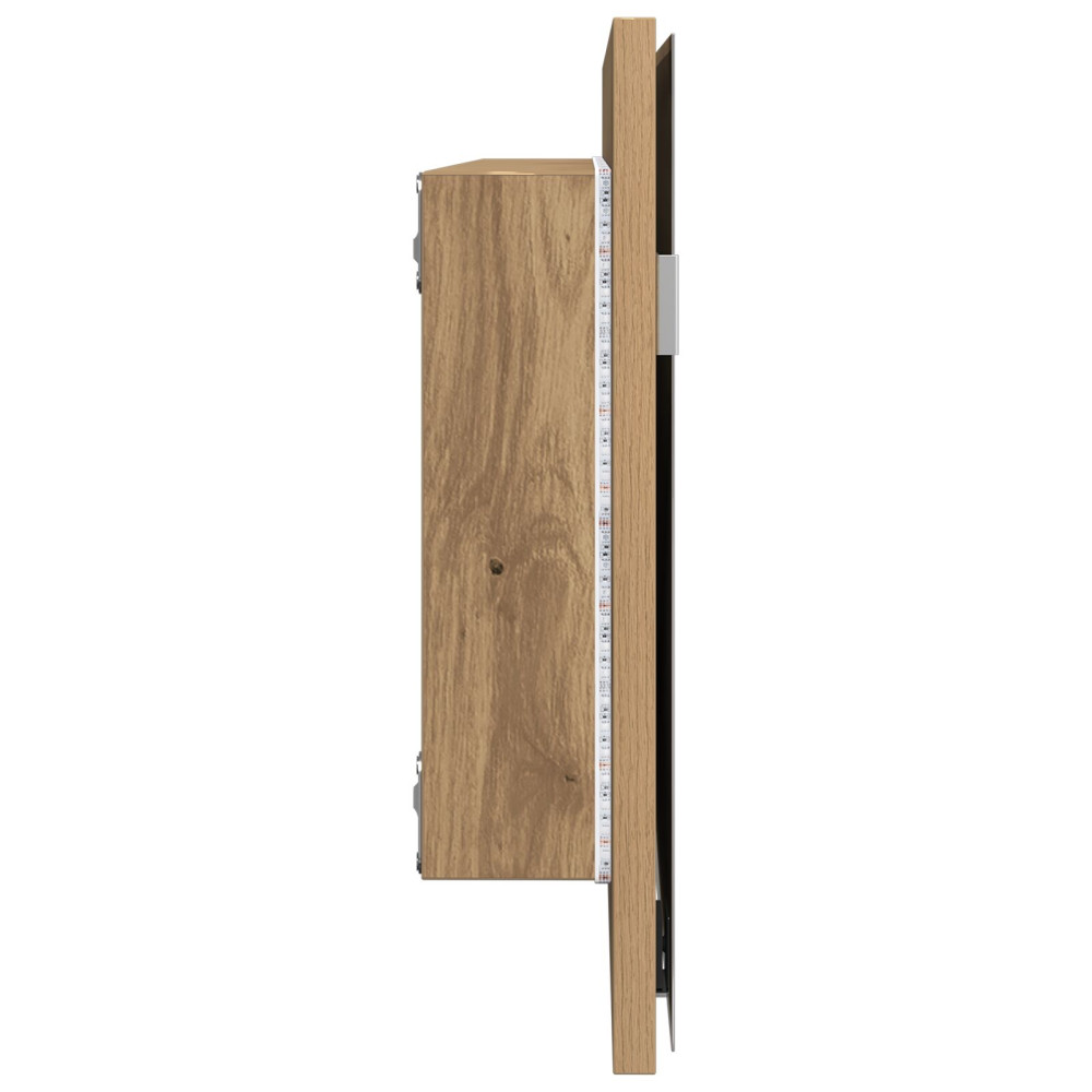 Produktbild för Spegel artisan ek 80 x 37 cm Glas och konstruerat trä