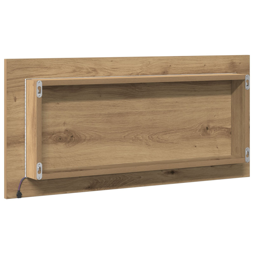 Produktbild för Spegel artisan ek 80 x 37 cm Glas och konstruerat trä